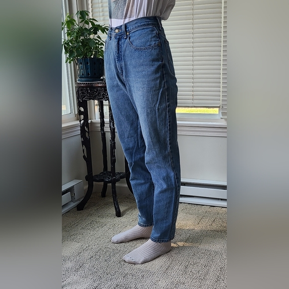 Vintage NY Line Mom Jeans Sz 8 Tapered Fit High Waist - Picture 13 of 16